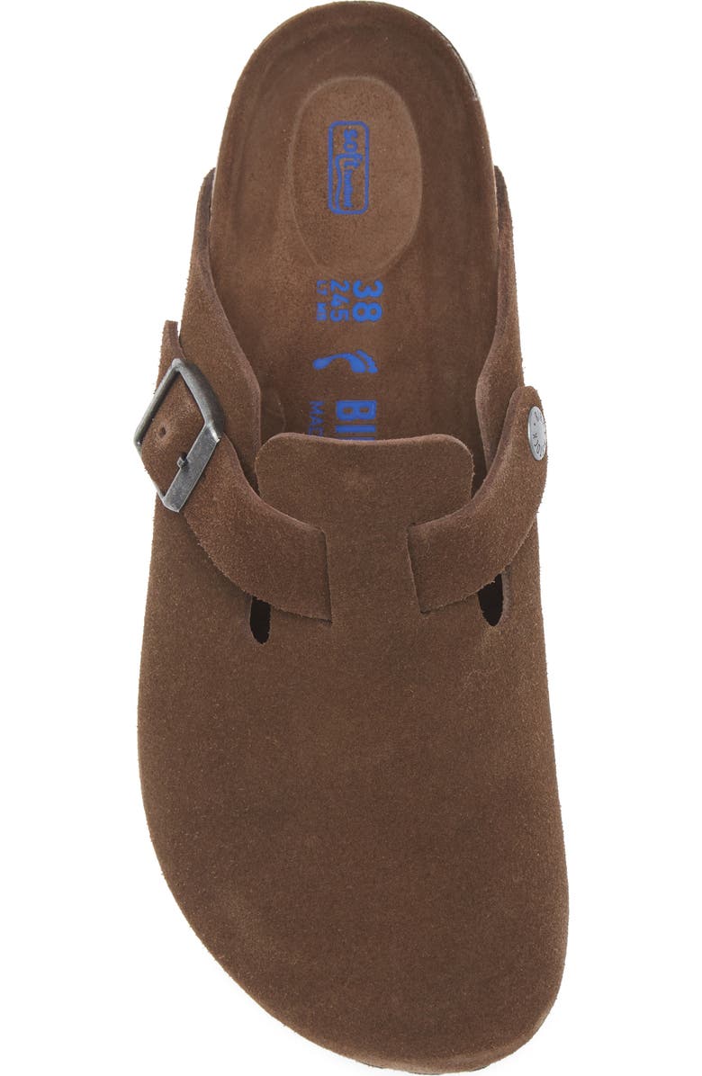 Birkenstock Boston Soft Footbed Clog, Alternate, color, Carafe Suede