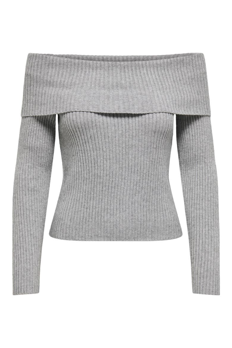 Katia Off the Shoulder Knit Top, Alternate, color, ULTIMATE GREY
