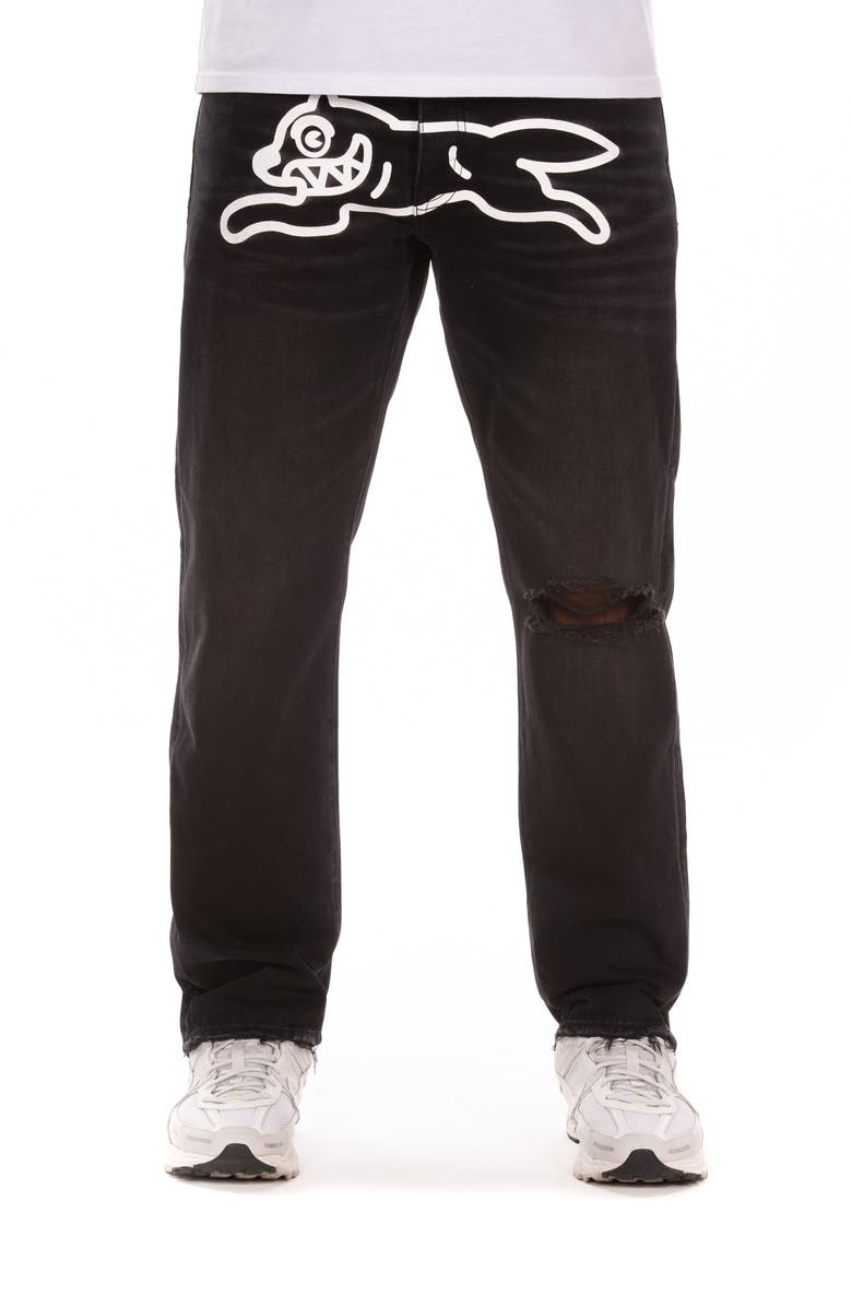 ICECREAM Bassett Straight Leg Jeans, Main, color, Sundae Black