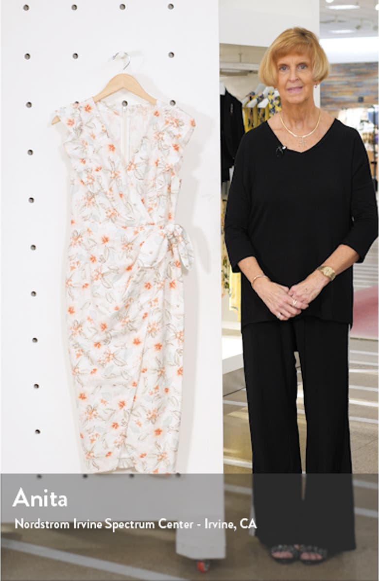 Kamea Wrap Style Cotton & Linen Dress, sales video thumbnail