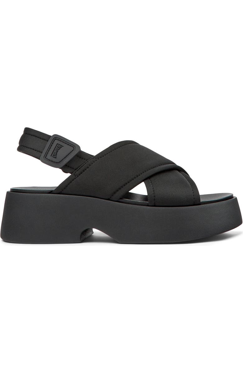 Camper Tasha Platform Sandal, Alternate, color,