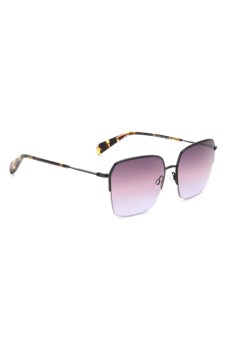 rag & bone 58mm Square Sunglasses, Alternate, color, 