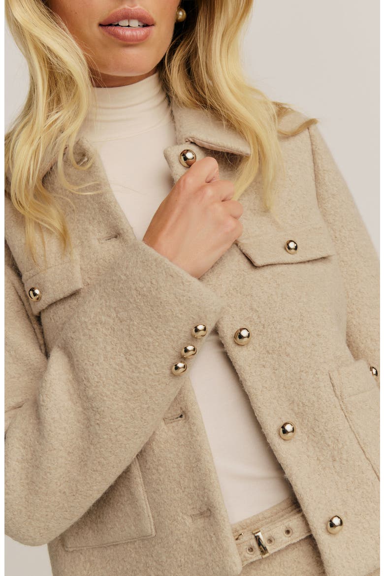 Marin Wool Blend Jacket, Alternate, color, BEIGE