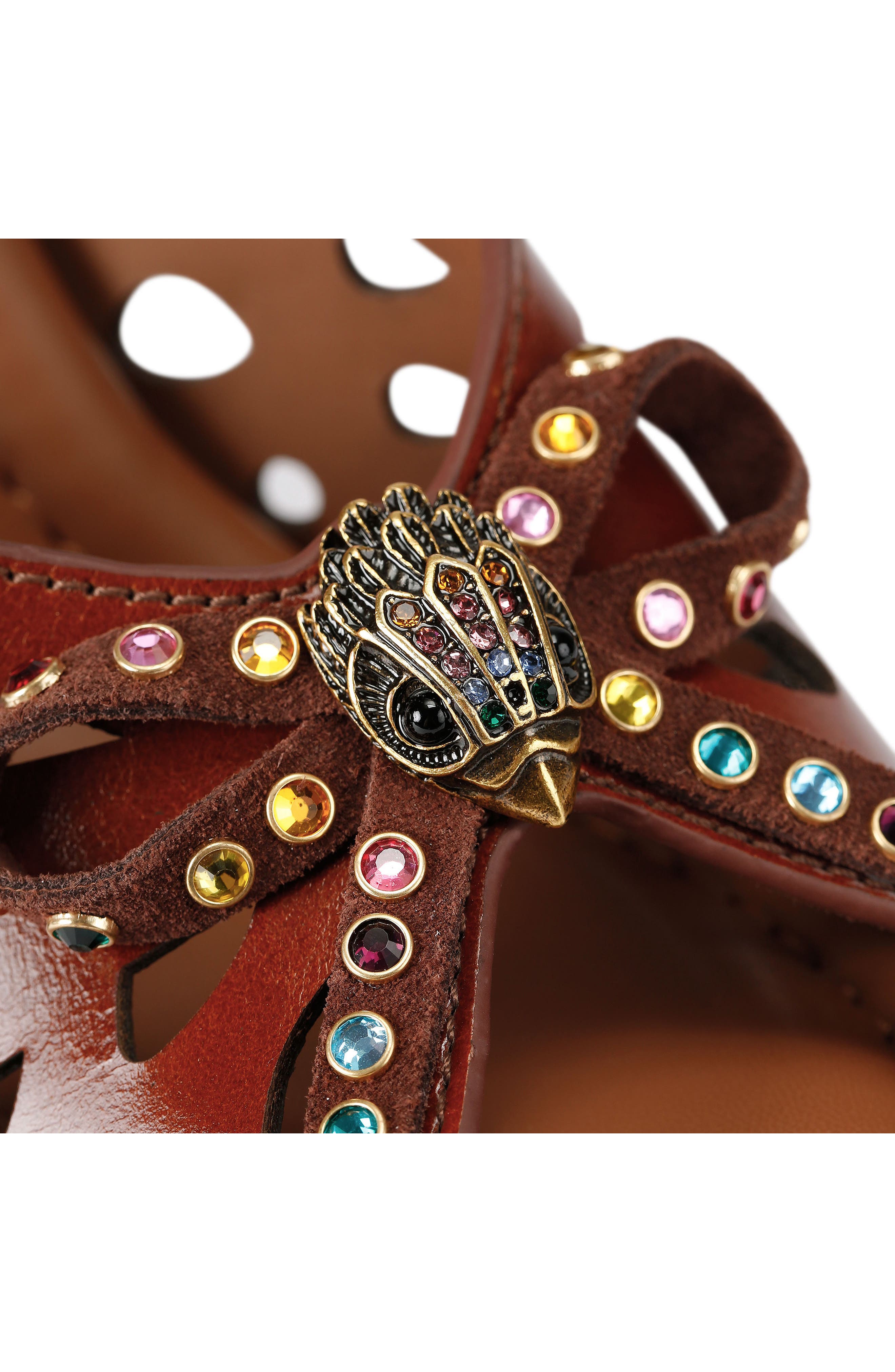 Kurt Geiger London Butterfly Platform Ankle Strap Sandal, Alternate, color, 