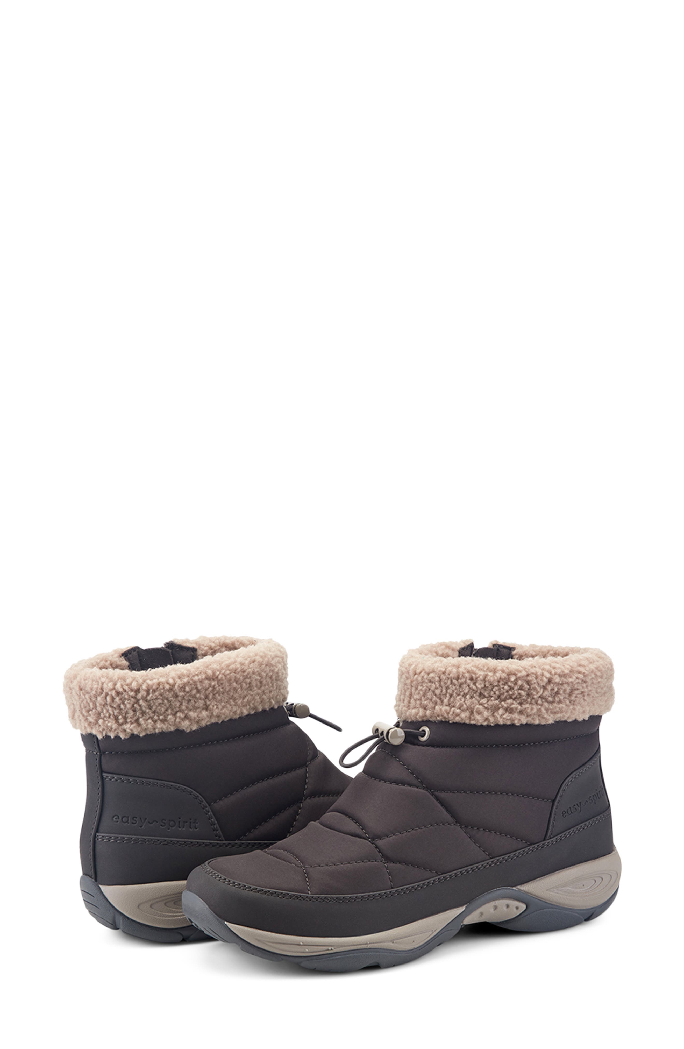 Eagan Boot with Faux Fur Trim, Alternate, color, DARK BROWN