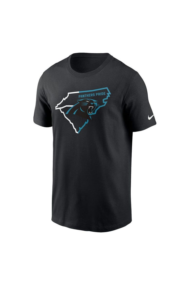 Men's Nike Black Carolina Panthers Essential Panthers Pride T-Shirt, Alternate, color, Black