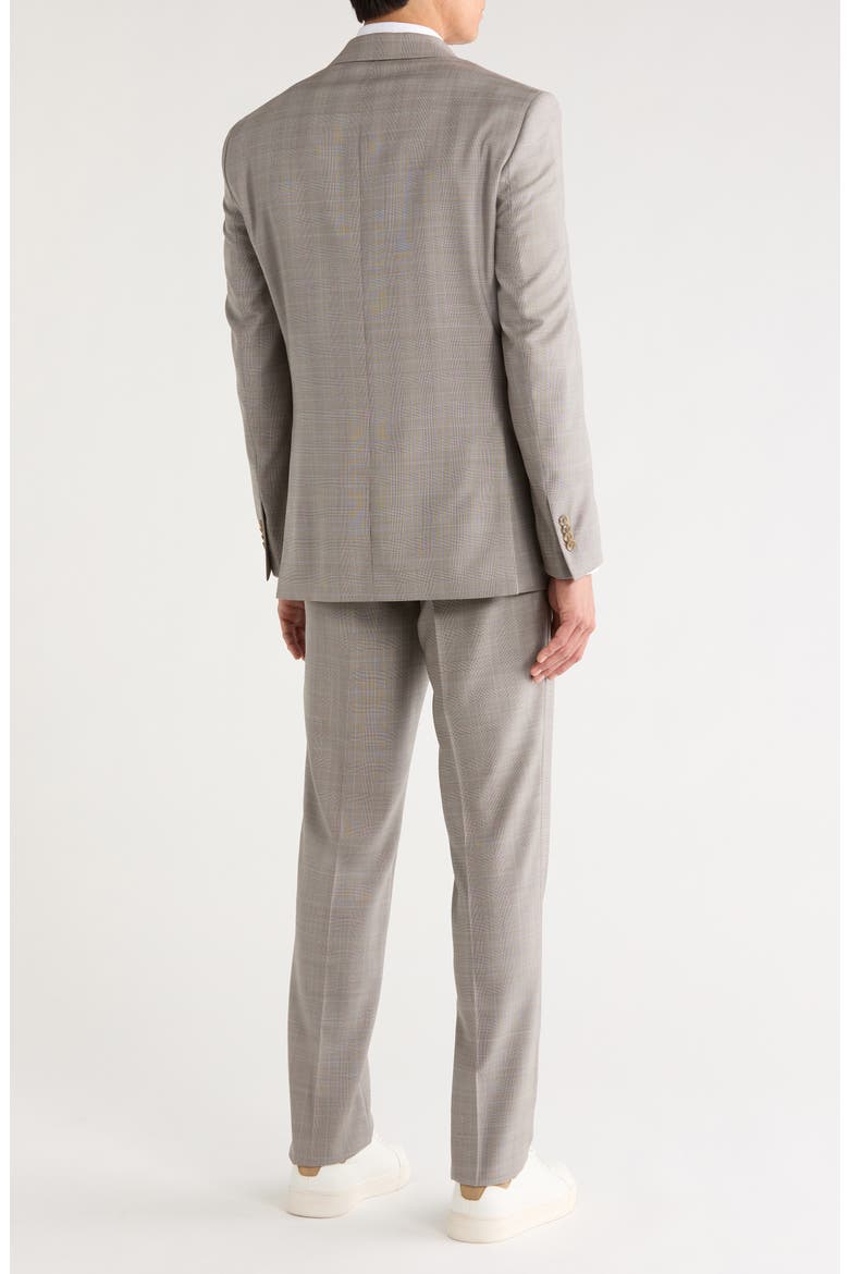 Expo Plaid Wool Suit, Alternate, color, LIGHT TAN