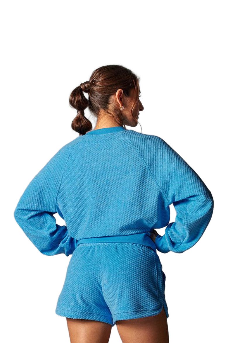 Ease Crew Terry Sweatshirt, Alternate, color, OCEAN