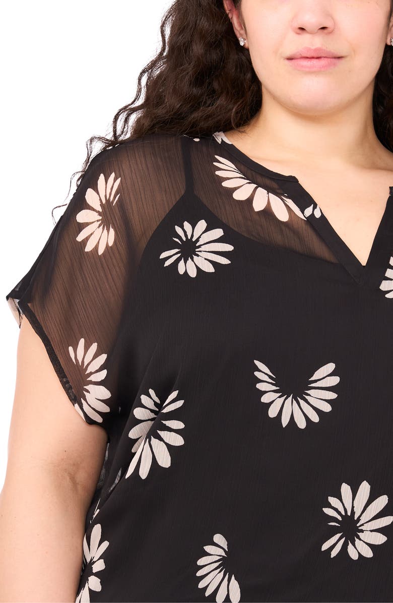 Halogen<sup>®</sup> Daisy Petals Popover Top, Alternate, color, 