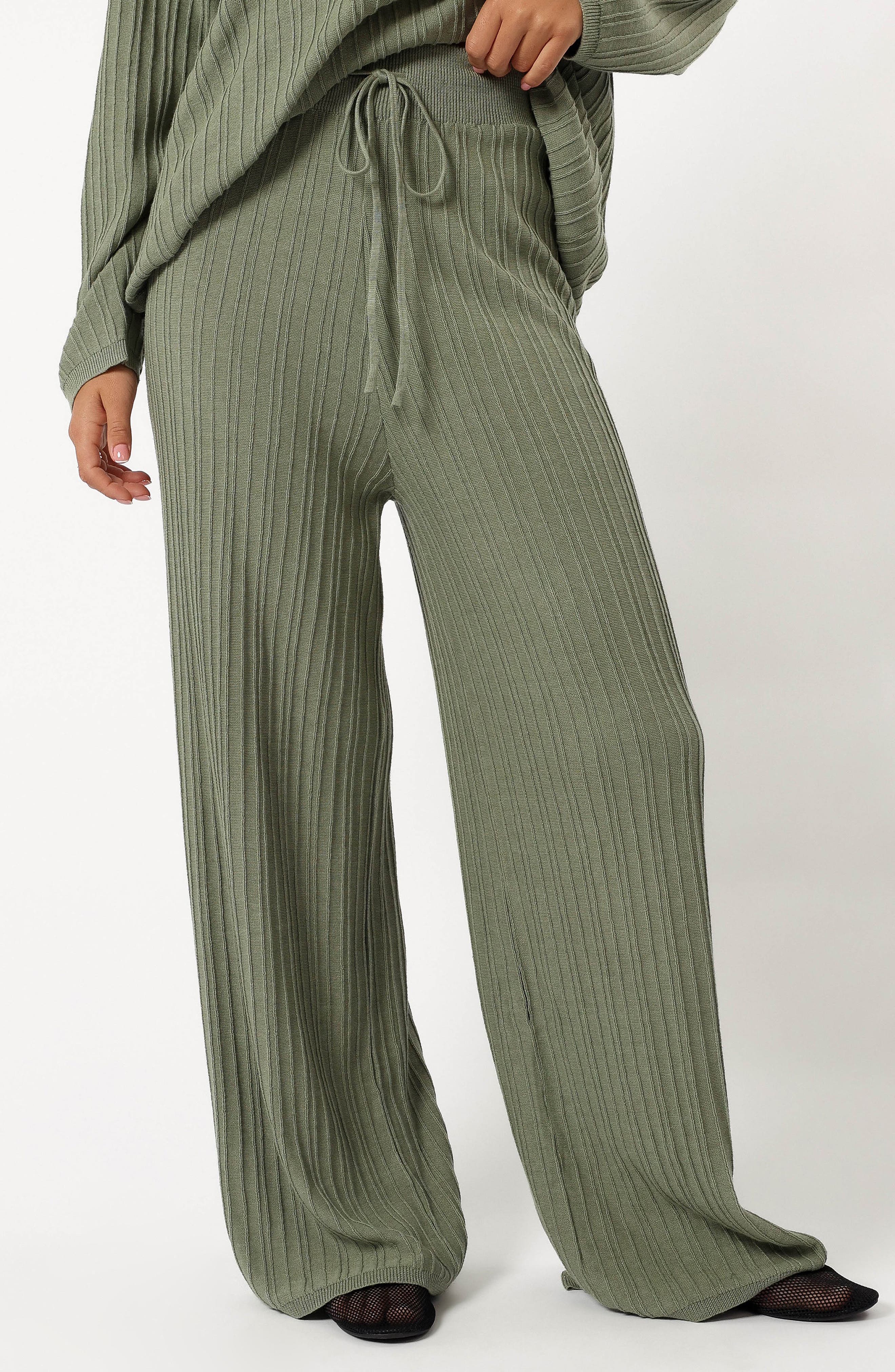 Petal &amp; Pup Sonole Cable Sweater Knit Pants