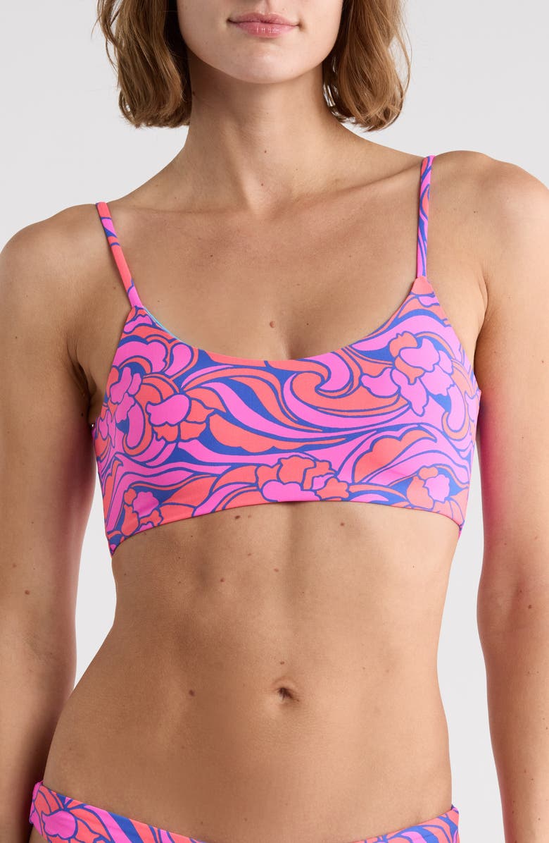 Maaji Cecei Reversible Bikini Top, Main, color, Pink