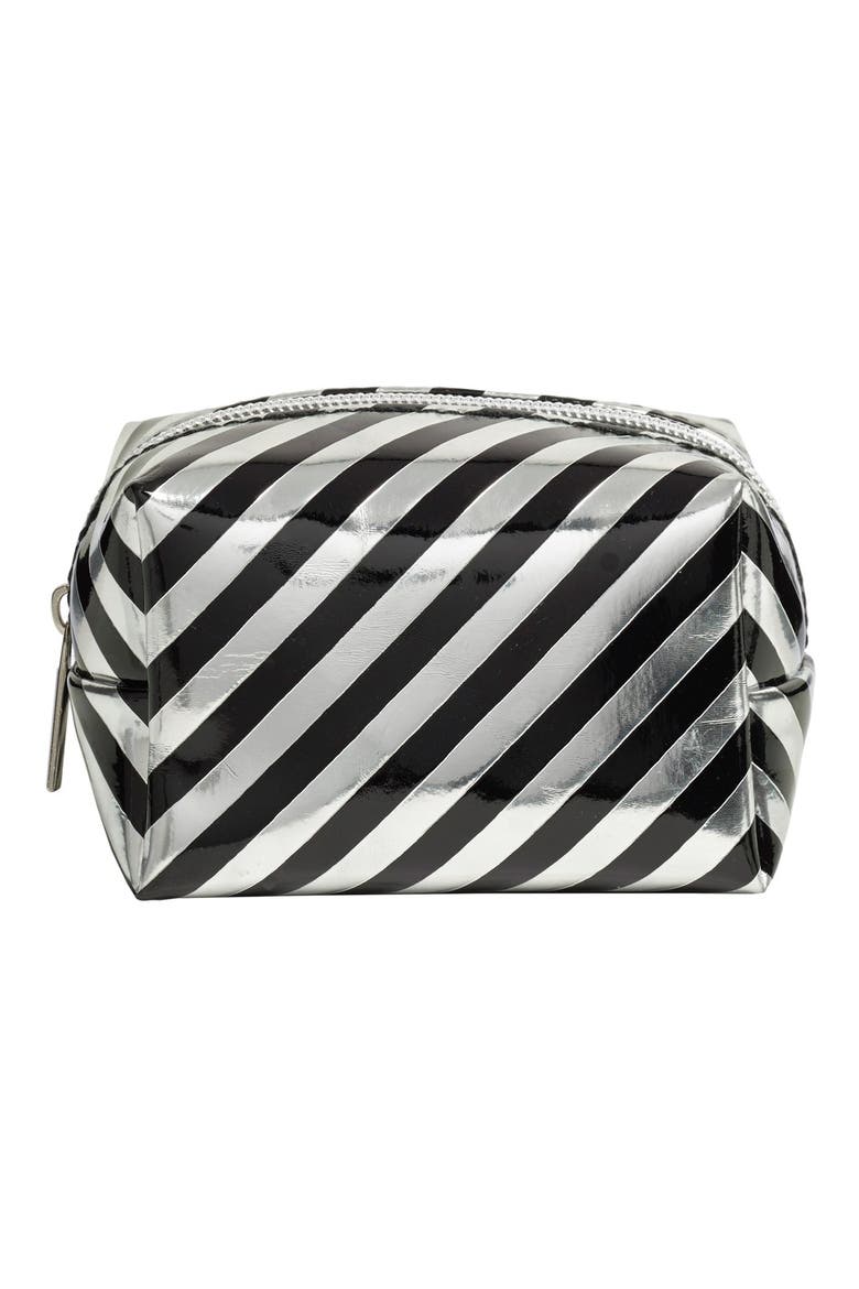 'Candy Striper' Minimergency Kit, Alternate, color, BLACK/ SILVER STRIPE