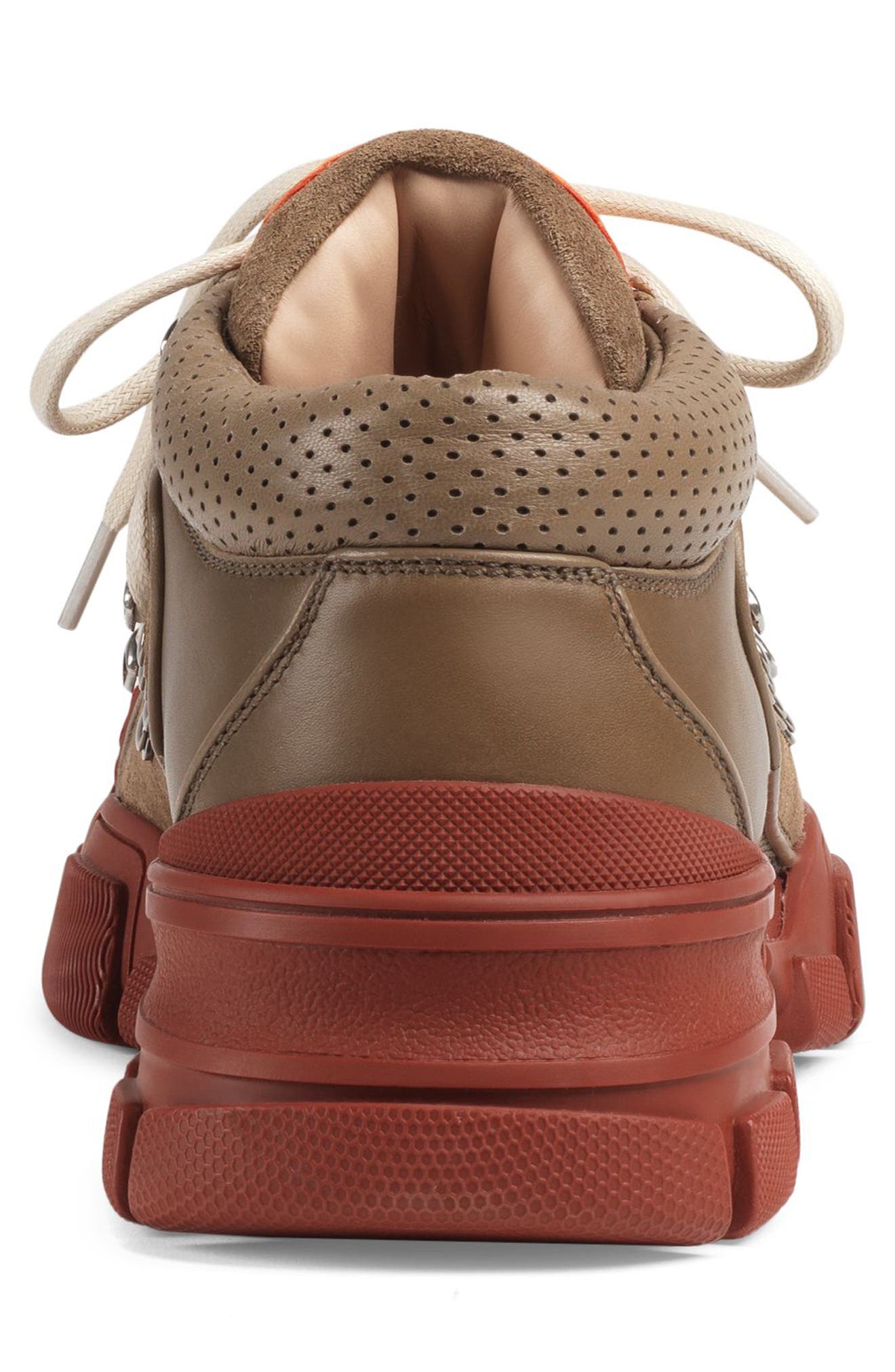 Leather & Original GG Trekking Boot, Alternate, color, BEIGE