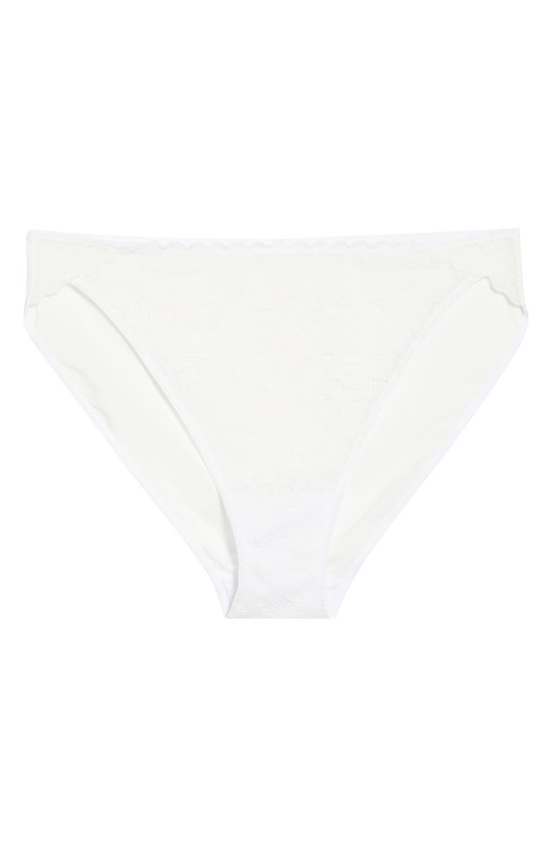 Natori Marquee French Cut Briefs, Alternate, color, Wht
