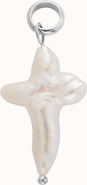 Joiana Jewelry Pearl Cross Charm Pendant