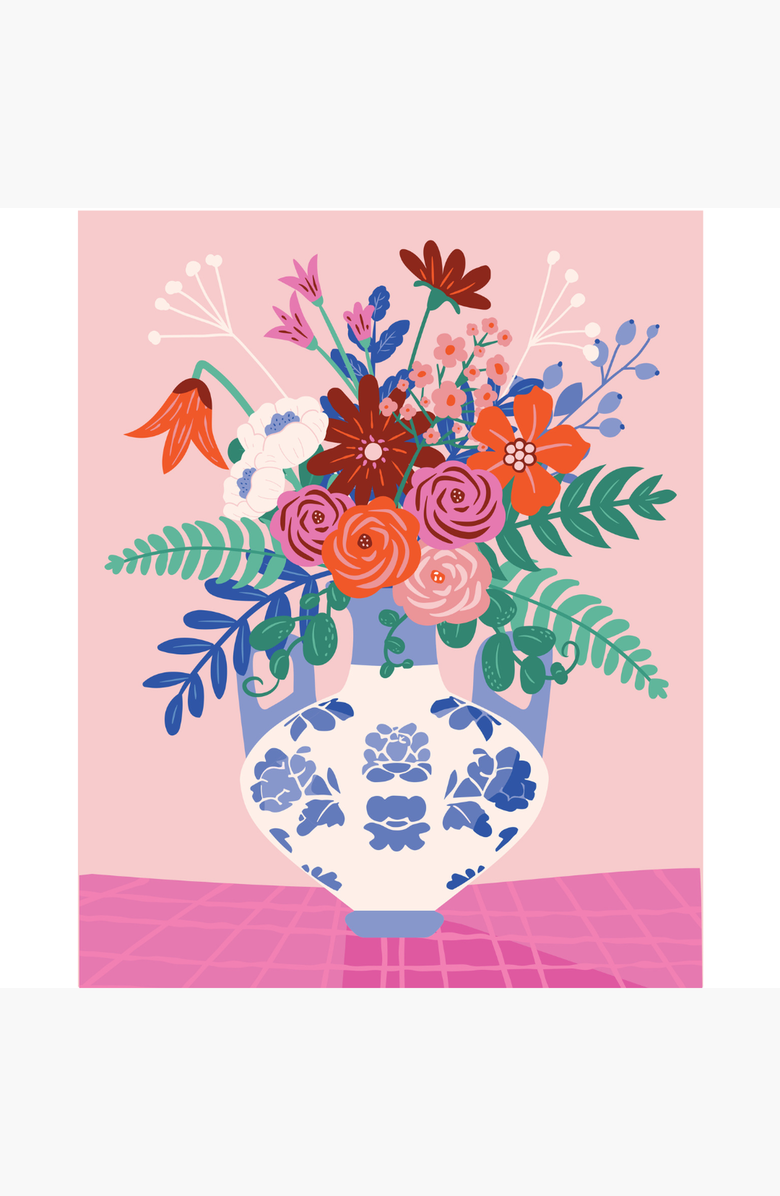 Pink Picasso Kits Blue-Ming Paint by Numbers Kit, Alternate, color, 