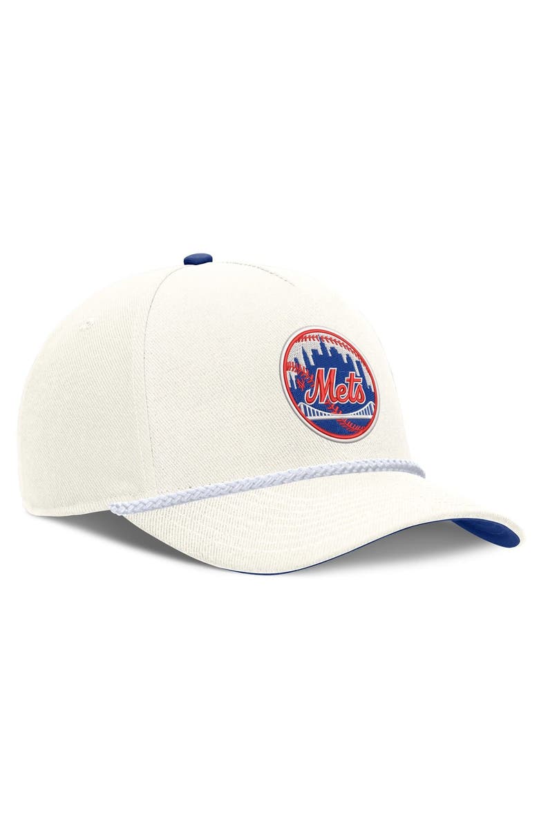 Nike Men's Nike Cream New York Mets Cooperstown Rise Adjustable Hat, Alternate, color, Cream