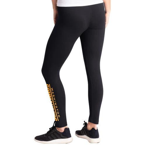 G-iii 4her By Carl Banks Black Washington Commanders Pregame Leggings In Black