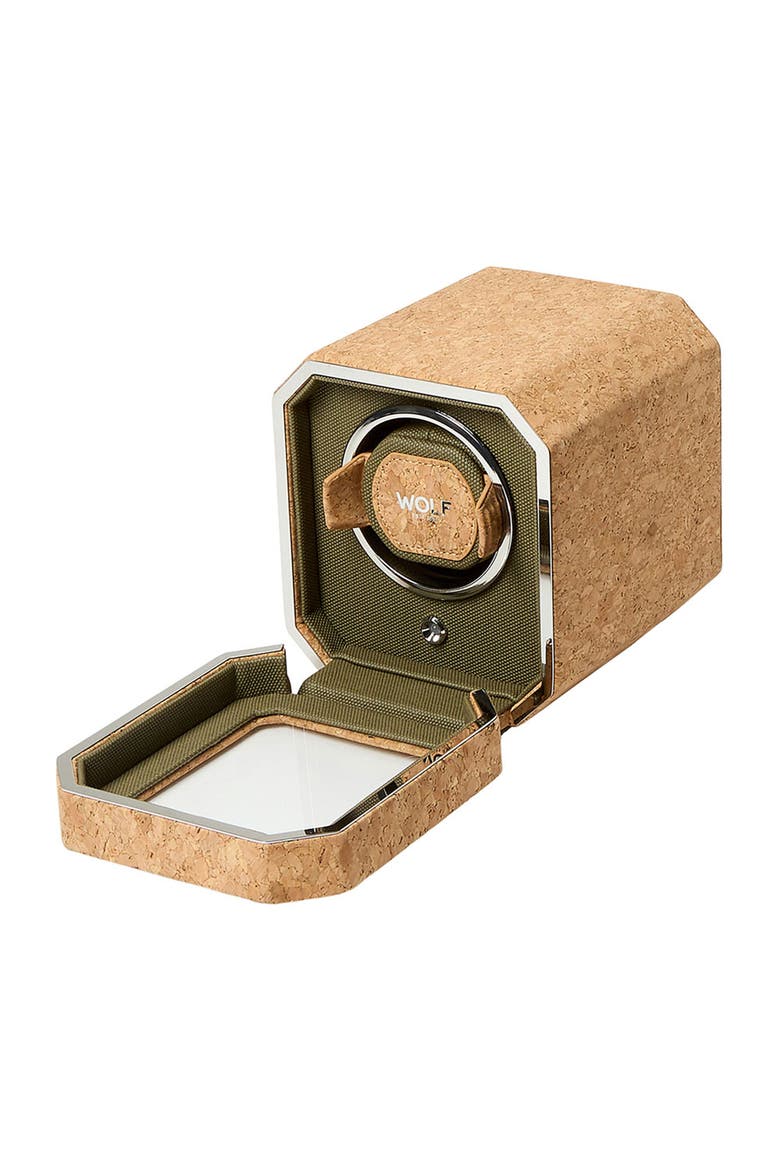 Cortica Single Watch Winder, Alternate, color, Cork