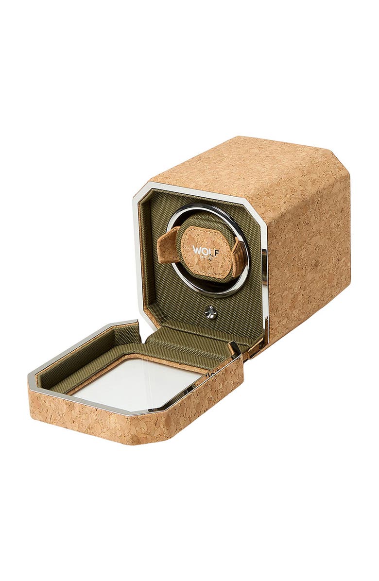 WOLF Cortica Single Watch Winder, Alternate, color, Cork