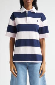 Coperni Stripe Cotton Polo