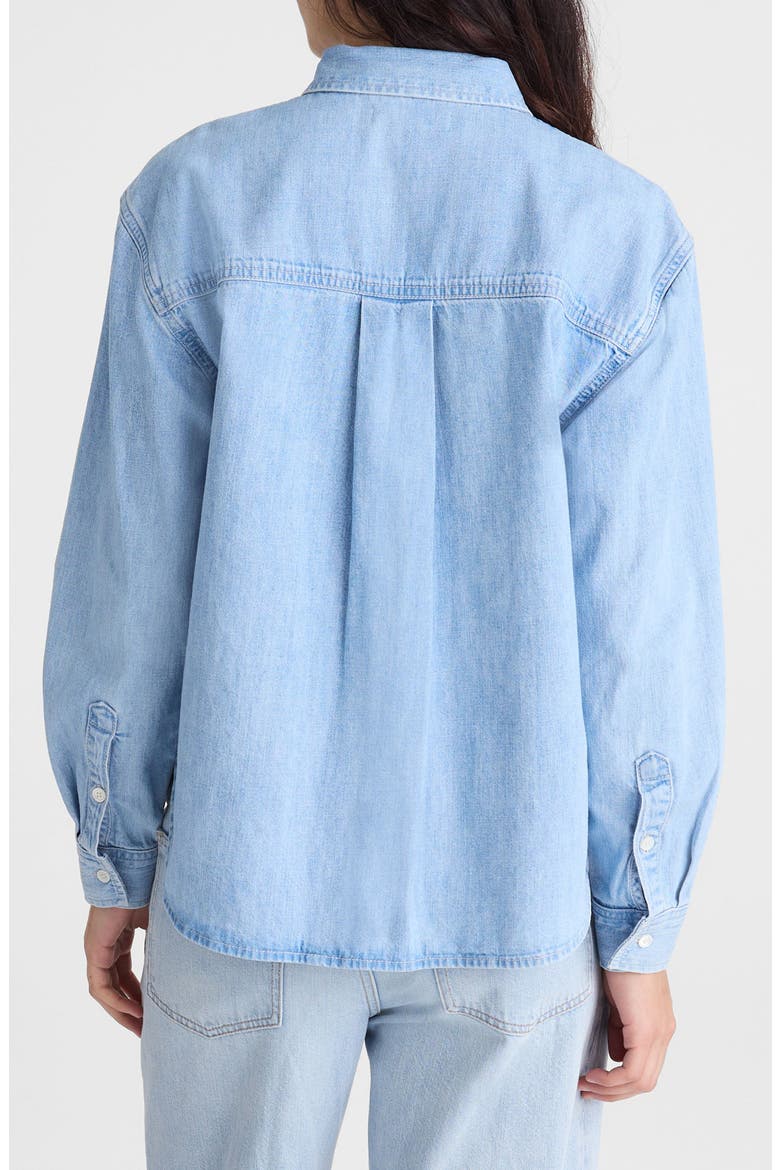 The Easy Denim Button-Up Shirt, Alternate, color, MAUI WASH
