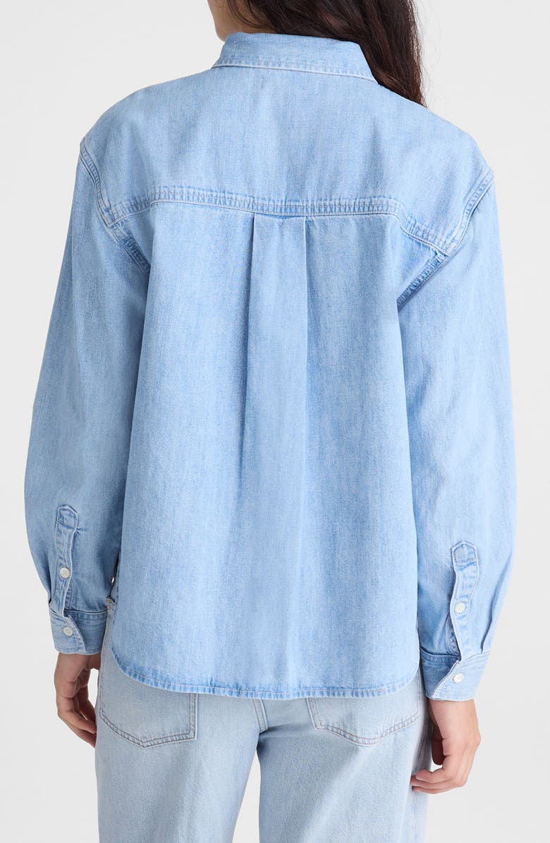 Madewell The Easy Denim Button-Up Shirt, Alternate, color, Maui Wash