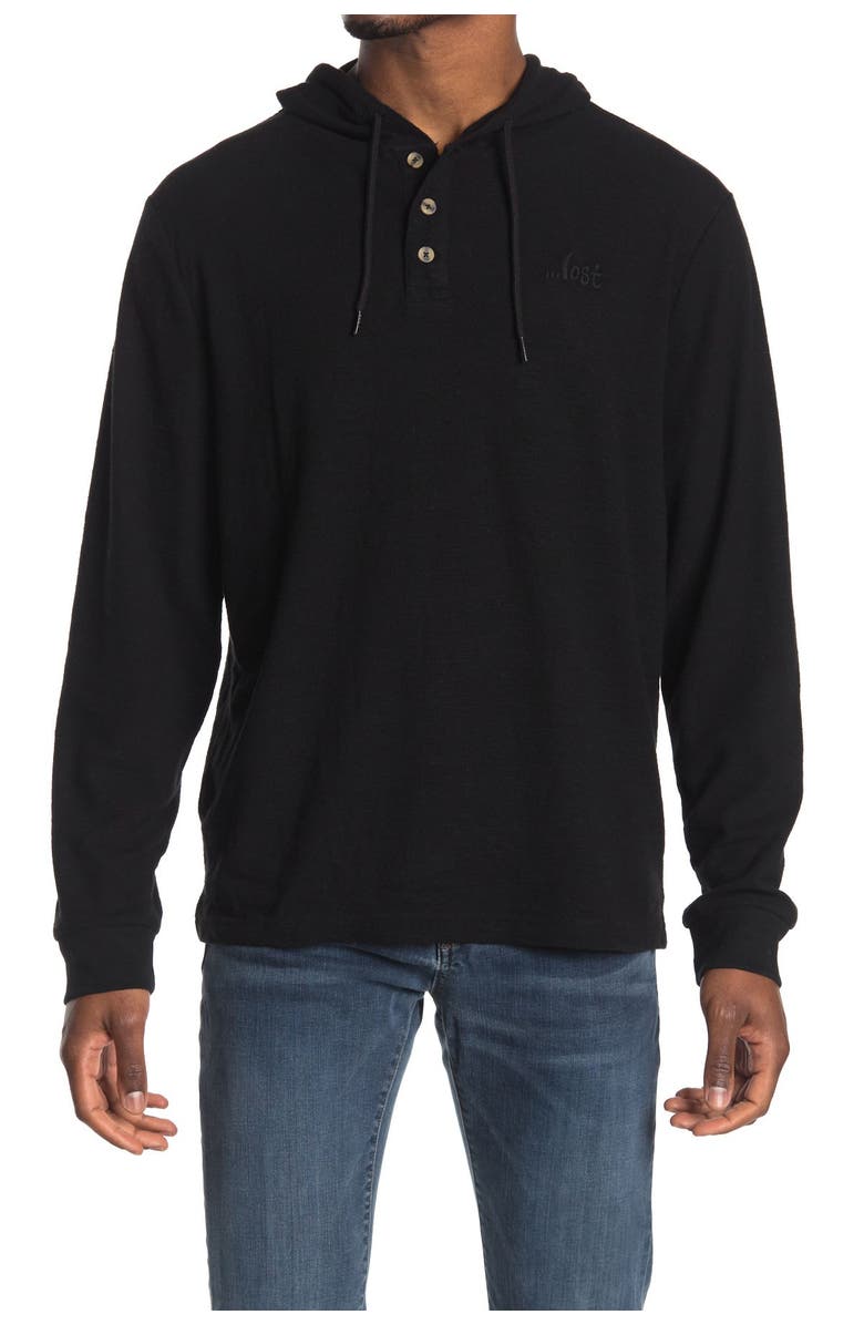 Lost Hooded Long Sleeve Henley, Main, color,