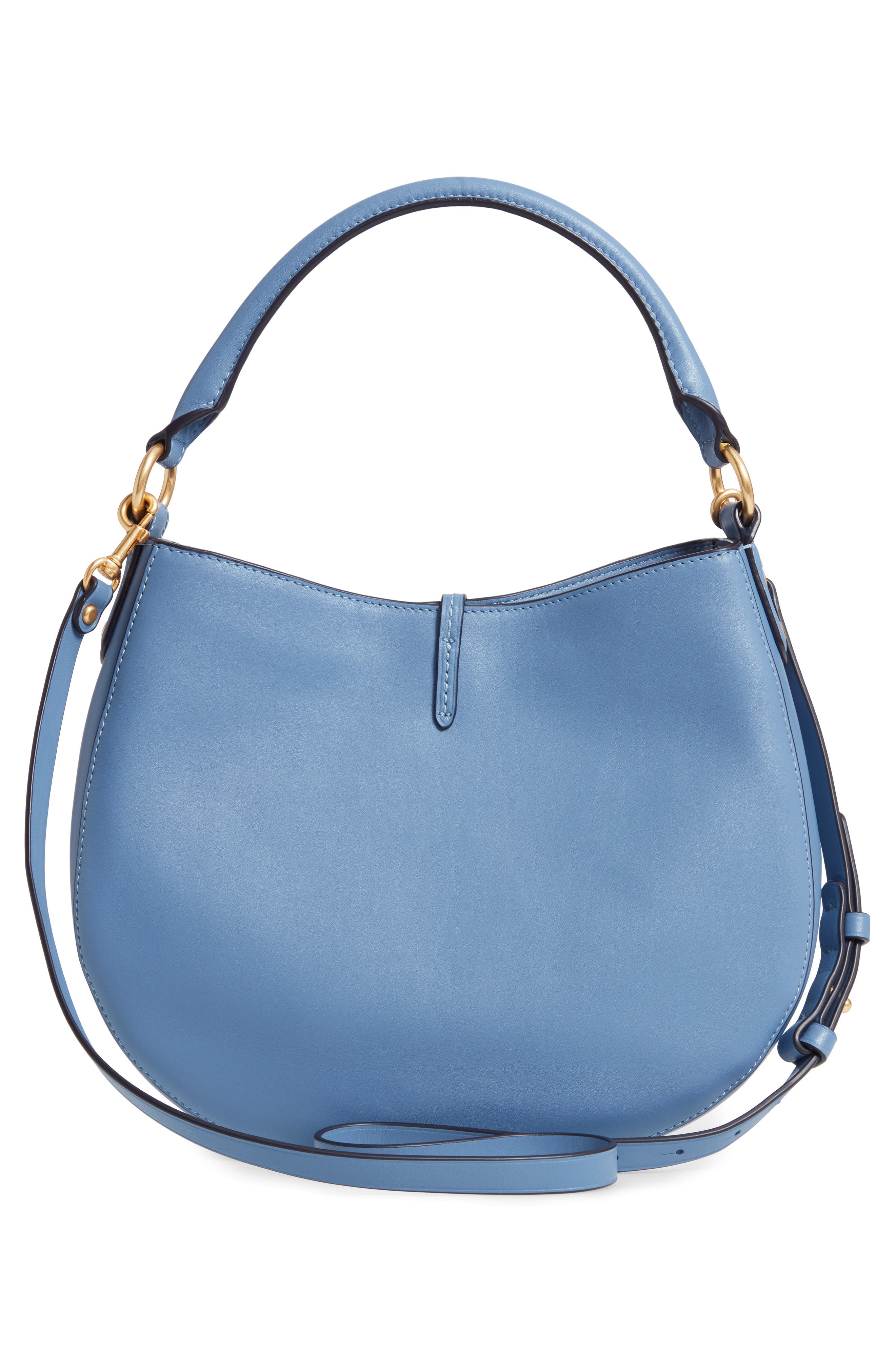 Mini Miller Leather Hobo Bag, Alternate, color, BLUEWOOD
