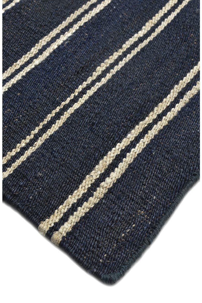 Lilly Stripe Handmade Area Rug, Alternate, color, BLUE