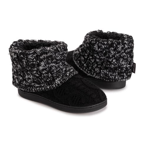 Muk Luks Rochelle Slipper Boot In Black