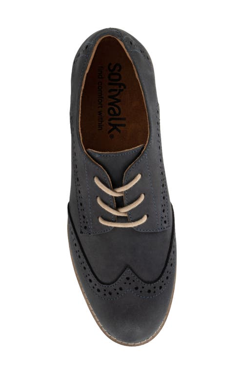 Softwalk ® Willet Wingtip Derby In Blue