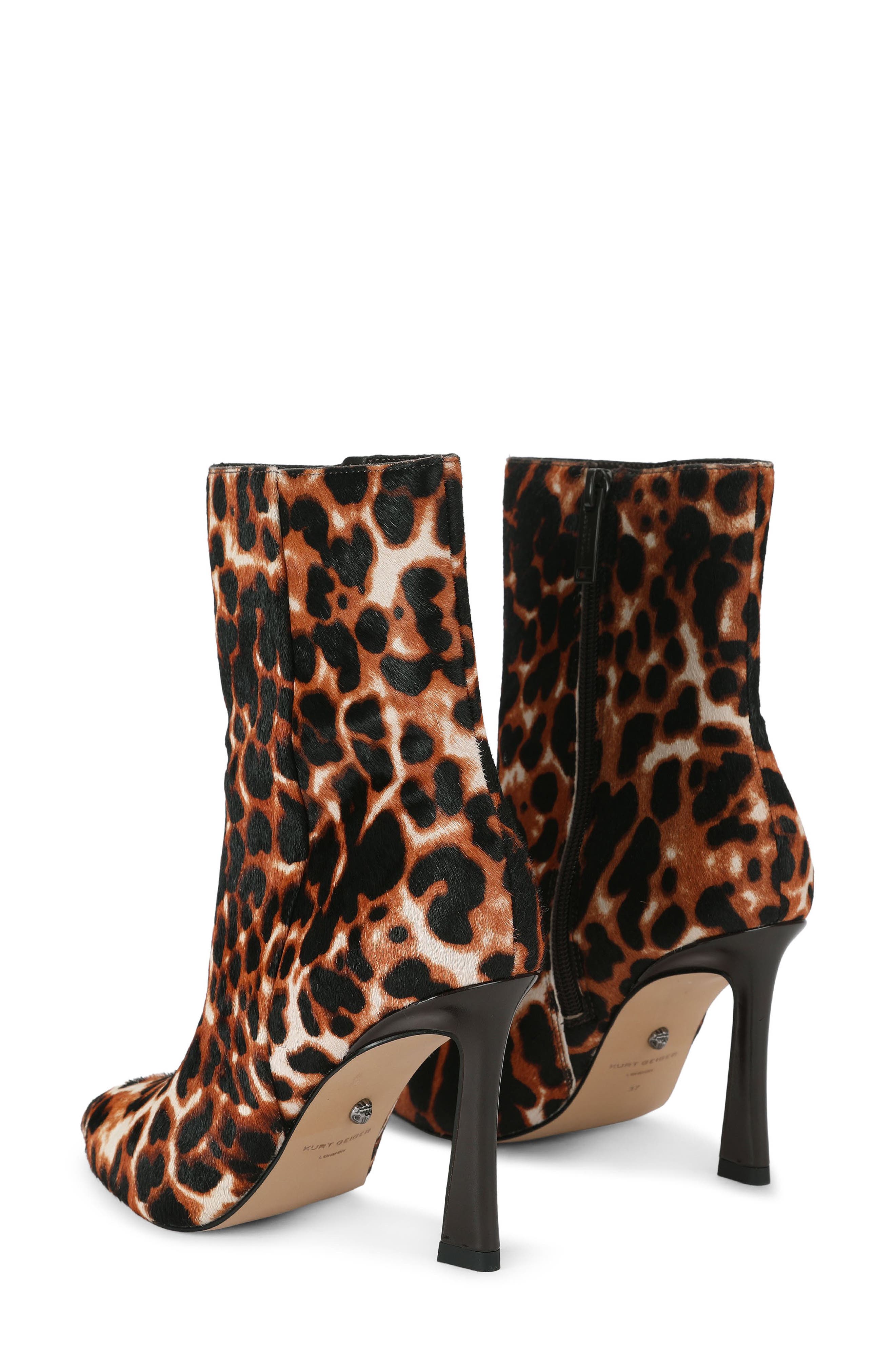Annabel Genuine Calf Hair Bootie, Alternate, color, OPEN BROWN