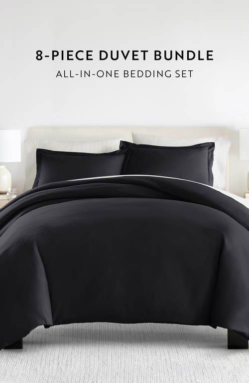 Homespun Bundle Duvet Set In Black