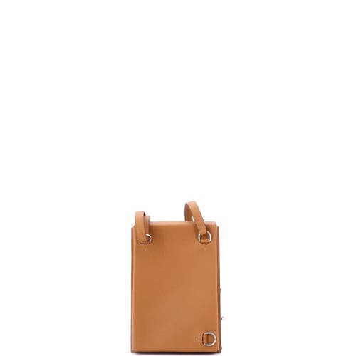 Pre-owned Hermes Hermes Kelly Multi Pocket To Go Pouch Epsom In Gold