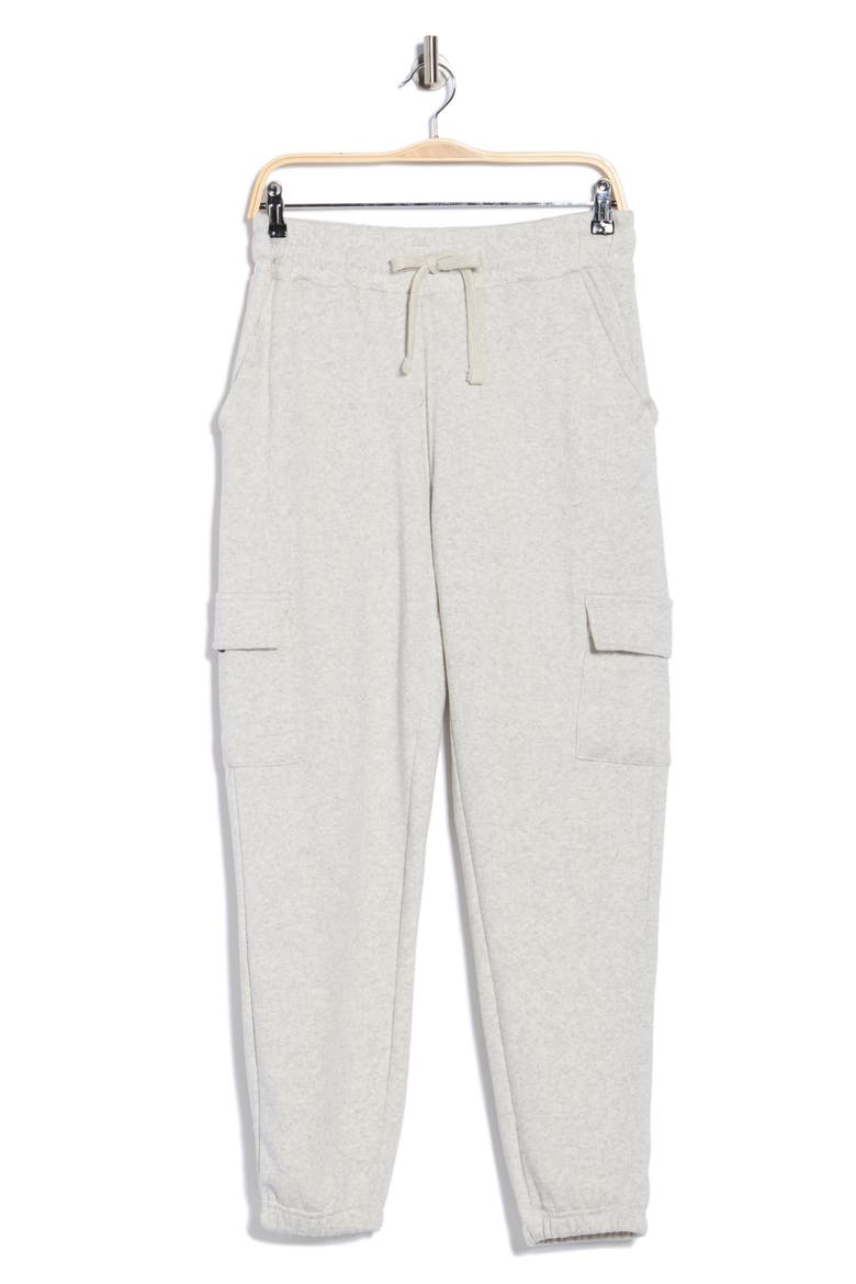 Comfort Stretch Cargo Joggers, Alternate, color, HEATHER NATURAL