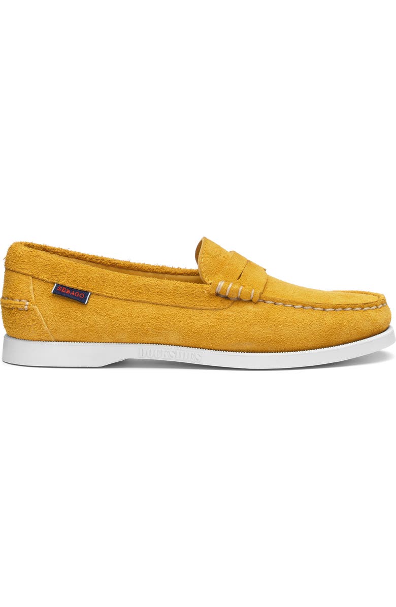 Sebago Dan Boat Roughout Penny Loafer, Main, color,