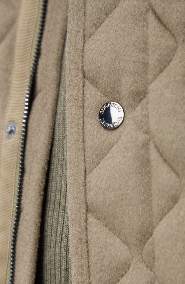 Bugatchi Diamond Quilted Field Jacket, Alternate, color, 