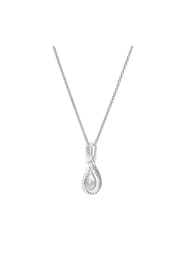 Aveline 14K Gold Diamond Pendant - 0.13 ct, Alternate, color, 14K White Gold