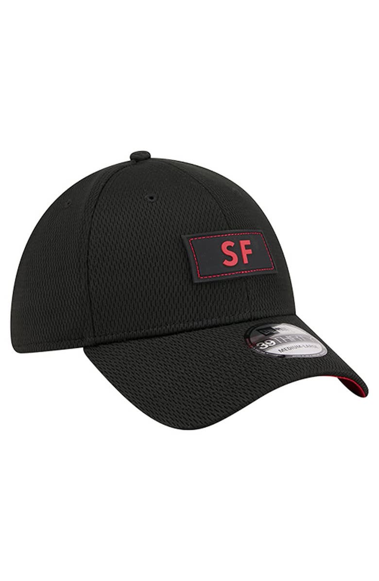 New Era Men
s New Era  Black San Francisco 49ers Scoreboard 39THIRTY Flex Hat, Alternate, color, 