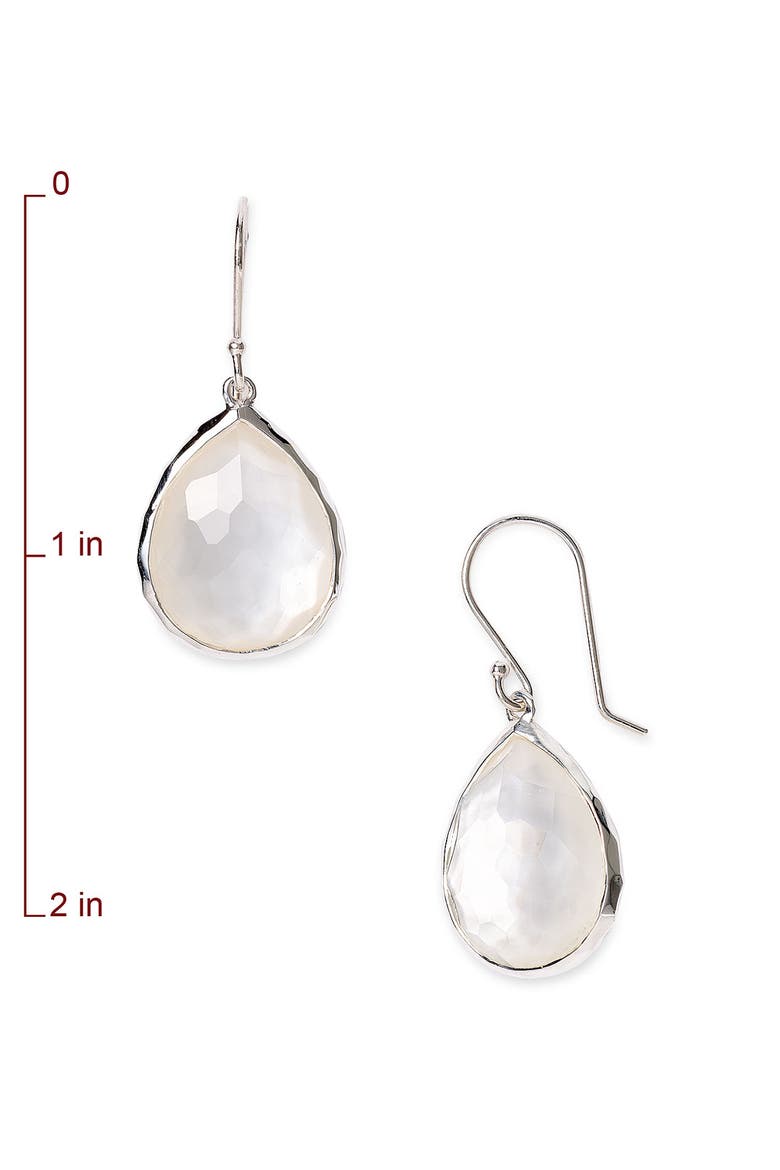 Rock Candy® Mini Teardrop Earrings, Alternate, color, SILVER