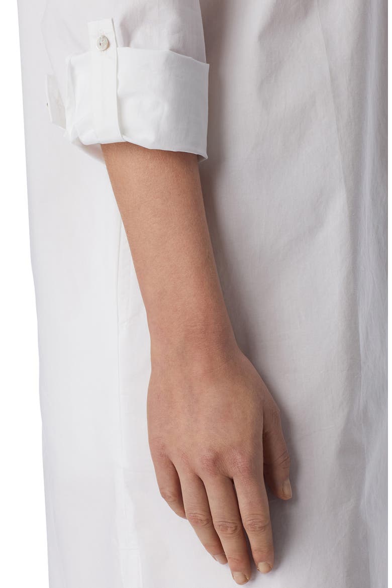 Cotton Lawn Sleep Shirt, Alternate, color, WHITE