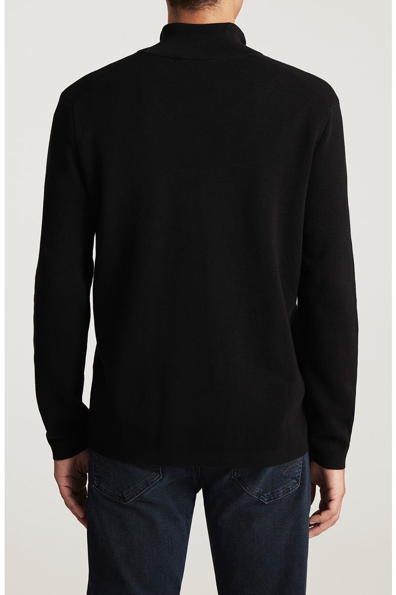 Half Zip Sweater, Alternate, color, BLACK