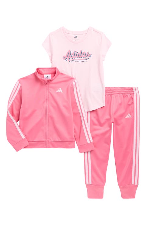 Kids' T-Shirt, Tricot Jacket & Joggers Set (Toddler & Little Kid)