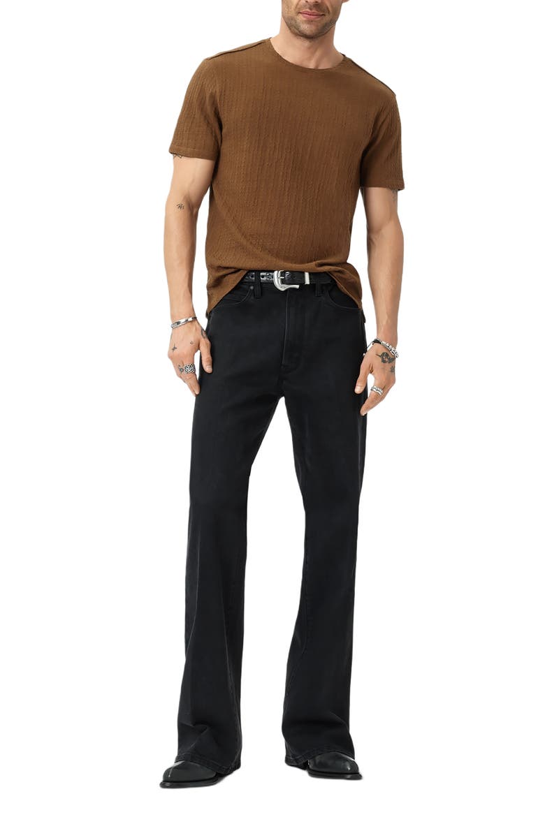 Brasse Crewneck T-Shirt, Alternate, color, CHAMOIS