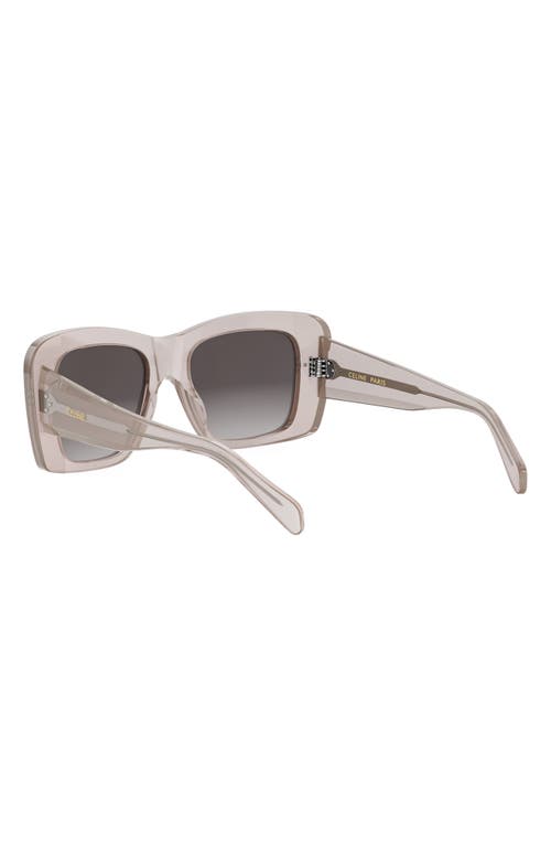Shop Celine Bold 3 Dots 53mm Geometric Sunglasses