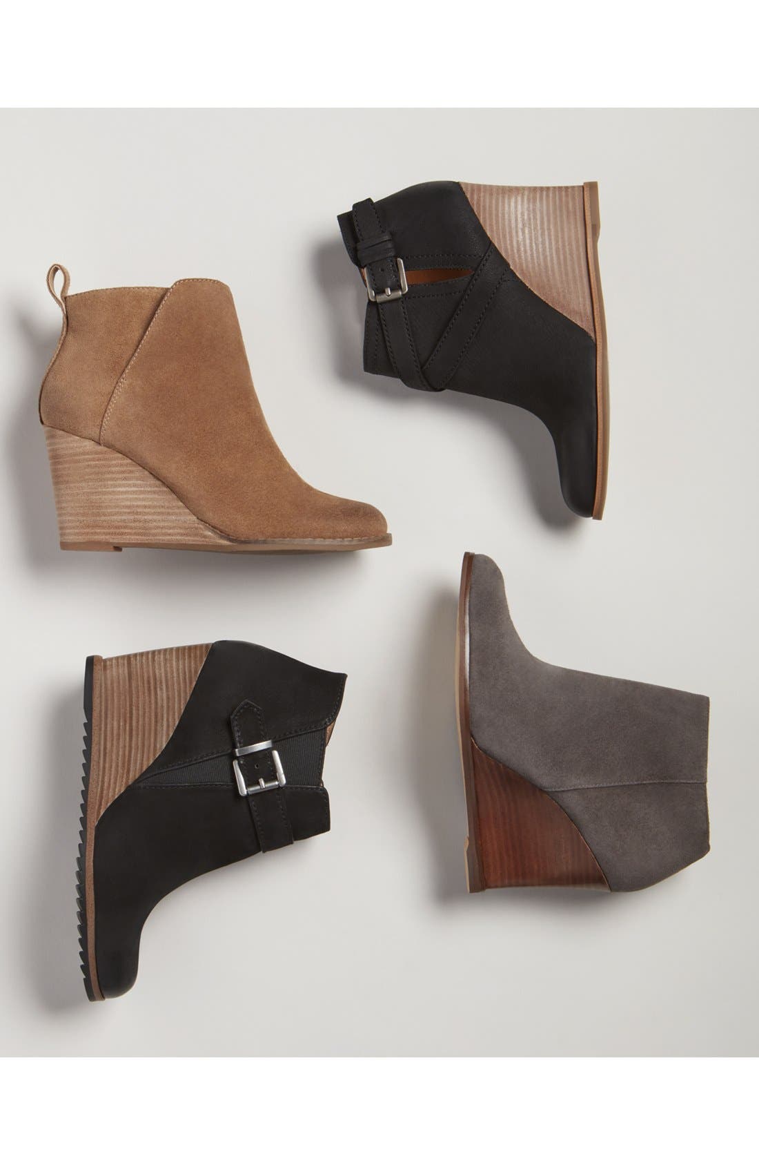 Halogen<sup>®</sup> 'Selbi' Almond Toe Wedge, Alternate, color, 