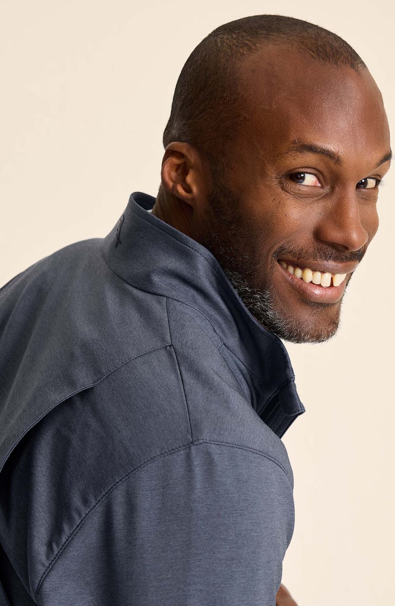 Tommy Bahama On Par Pro Water Repellent Zip Jacket, Alternate, color, Belmont Blue