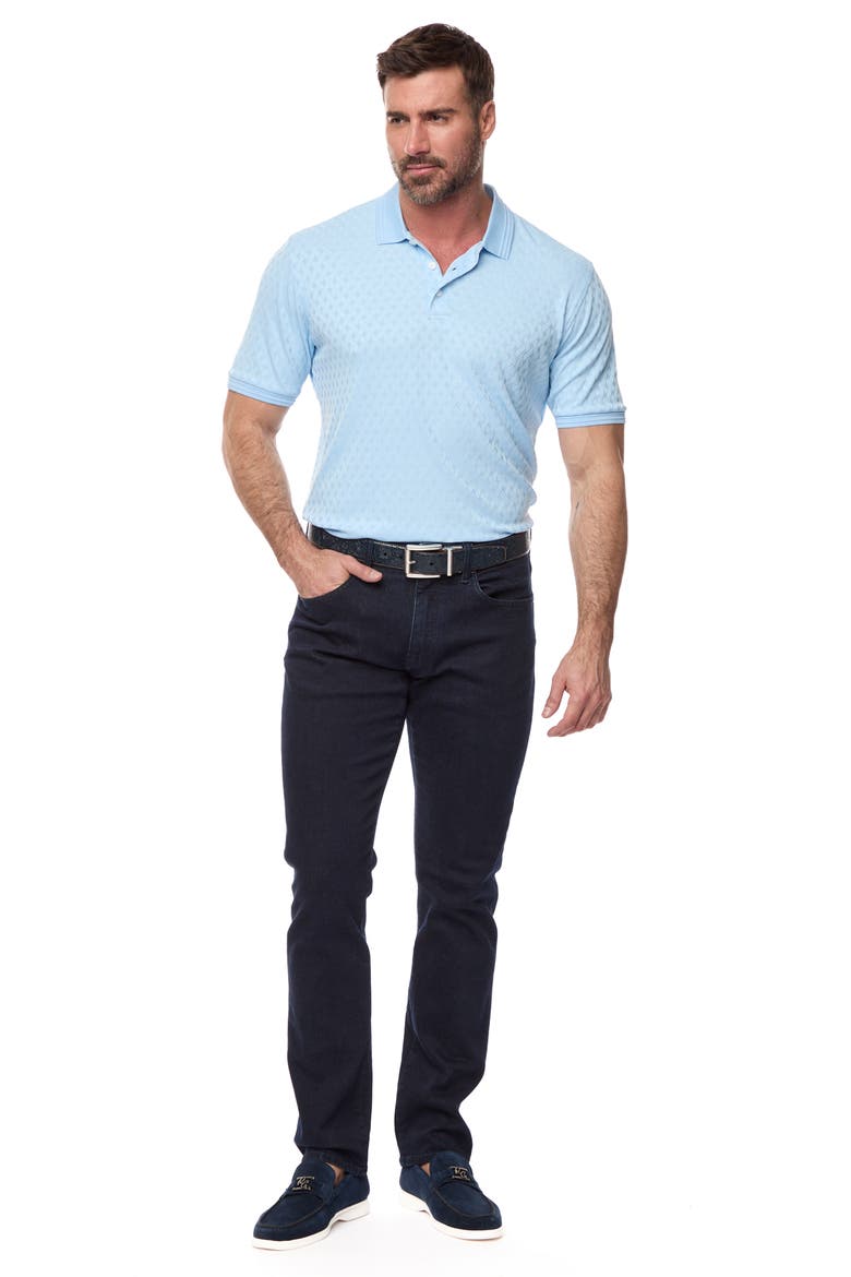 Elias Basket Weave Polo, Alternate, color, LIGHT BLUE