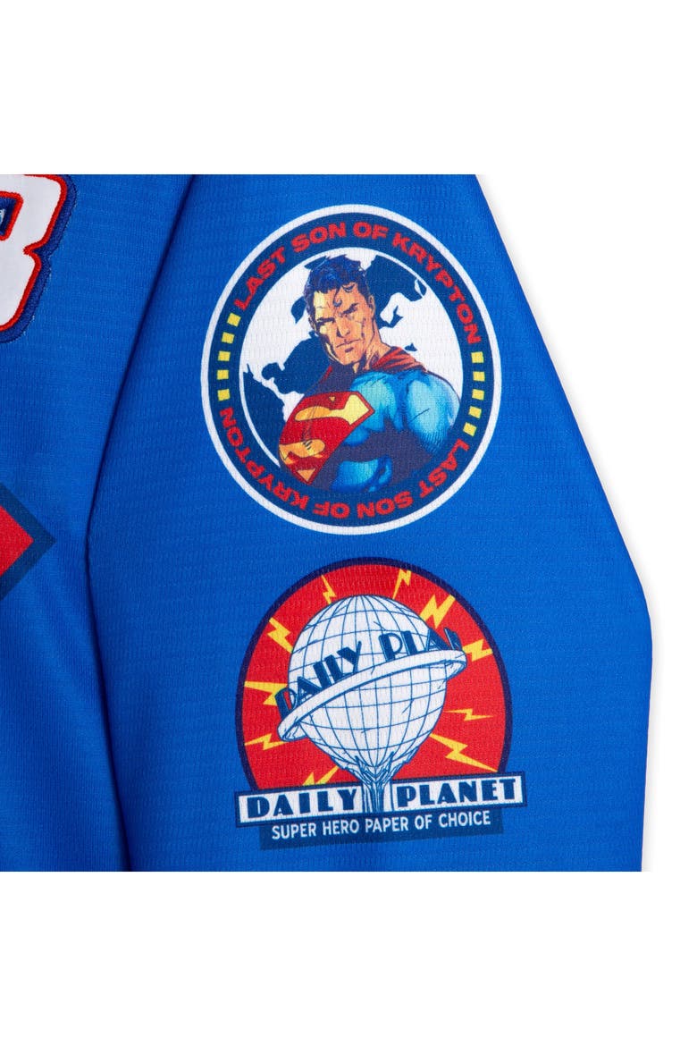 Justice League Superman Hockey Jersey, Alternate, color, Royal Blue Superman